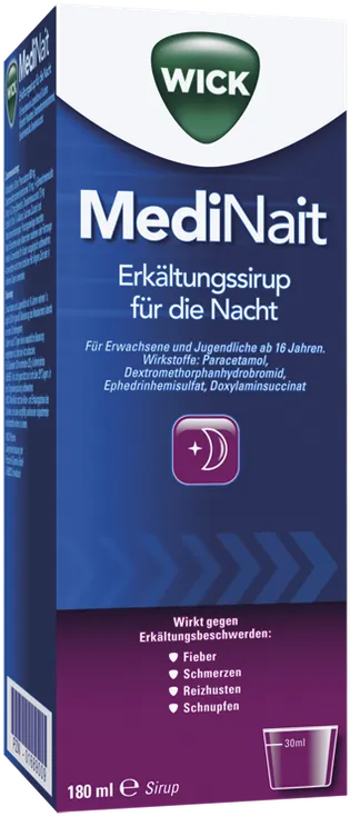 Wick MediNait Erkältungssirup